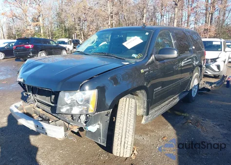 2012 Chevrolet Tahoe Hybrid из США, поврежденный, VIN 1GNSKDEJ4CR225573